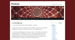 Desktop Screenshot of bhalababy.com